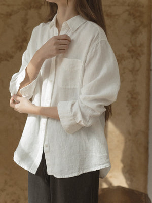 Gillian Stevens - Britta Linen Shirt