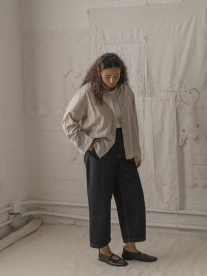 Gillian Stevens - Britta Shirt Beige Check