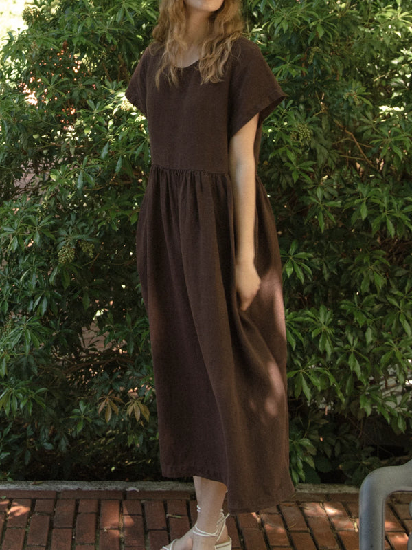 Gillian Stevens - Hazel Dress Chocolate