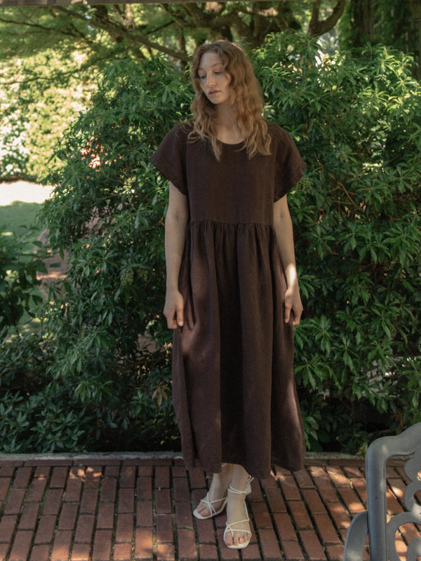 Gillian Stevens - Hazel Dress Chocolate