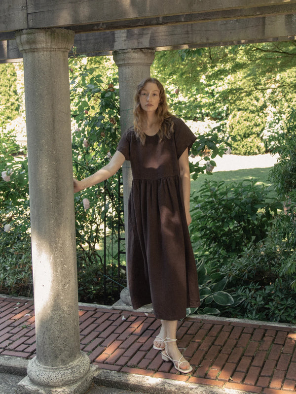 Gillian Stevens - Hazel Dress Chocolate