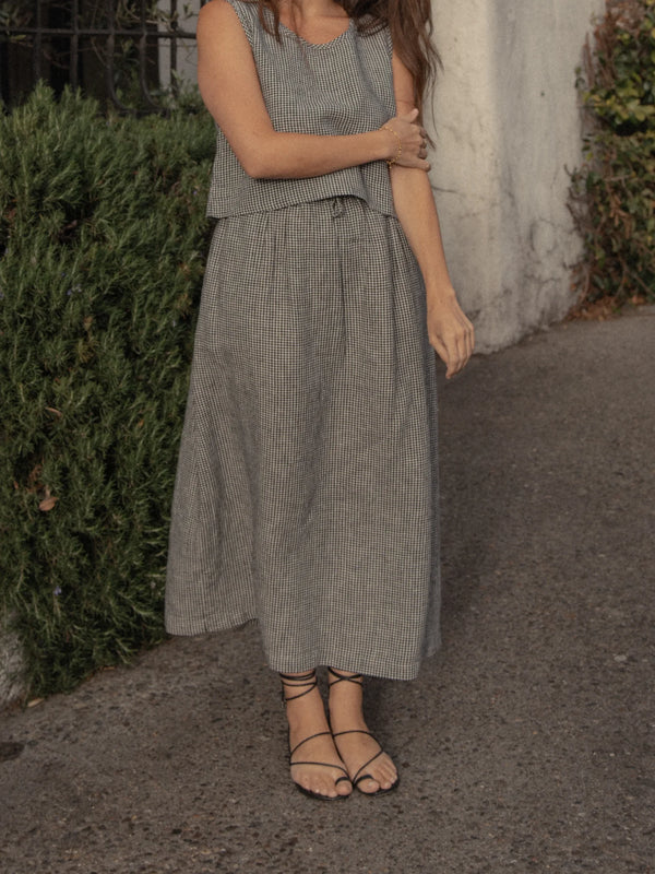 Gillian Stevens - Adrie Skirt in Gingham