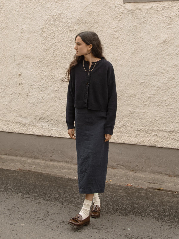 Gillian Stevens - Giséle Cardigan Navy