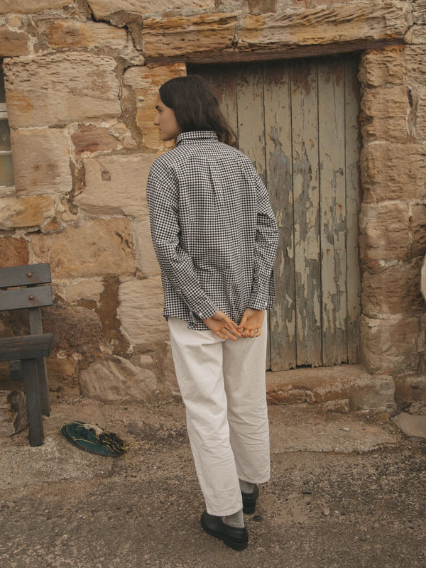 Gillian Stevens - Britta Shirt Gingham Noir