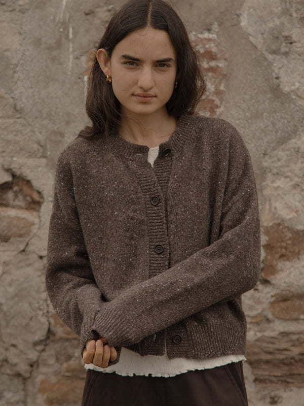 Gillian Stevens - Giséle Cardigan Sable