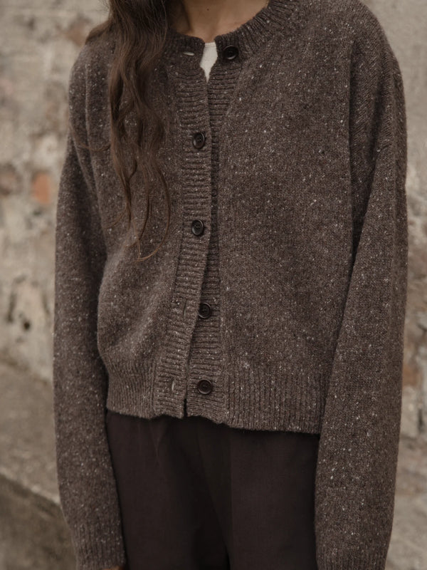 Gillian Stevens - Giséle Cardigan Sable