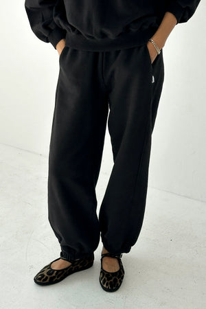 Le Bon Shoppe - French Terry Balloon Pants Black