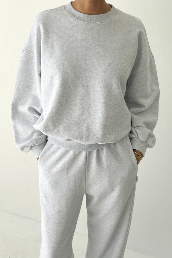 Le Bon Shoppe - French Terry Core Sweatshirt Icy Grey