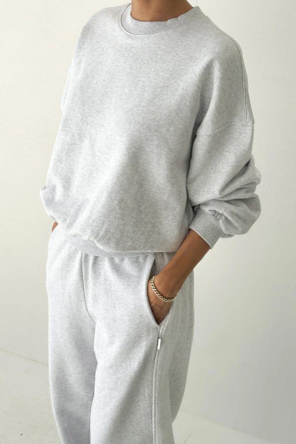 Le Bon Shoppe - French Terry Core Sweatshirt Icy Grey