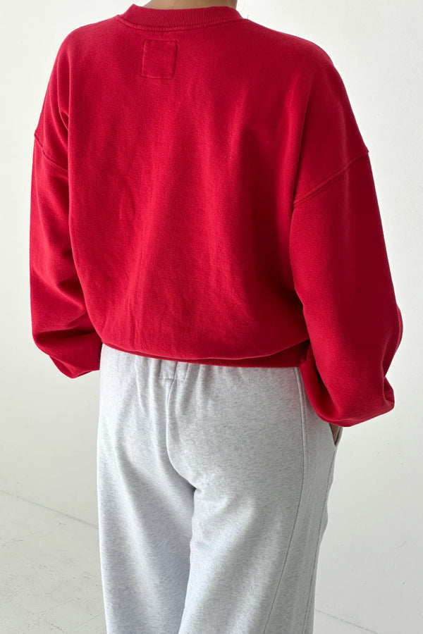 Le Bon Shoppe - French Terry Core Sweatshirt Red Tulip