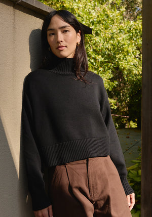 First Rite - Crop Turtleneck