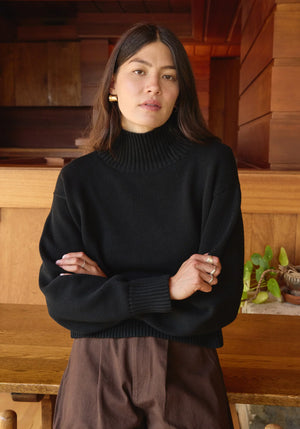 First Rite - Crop Turtleneck
