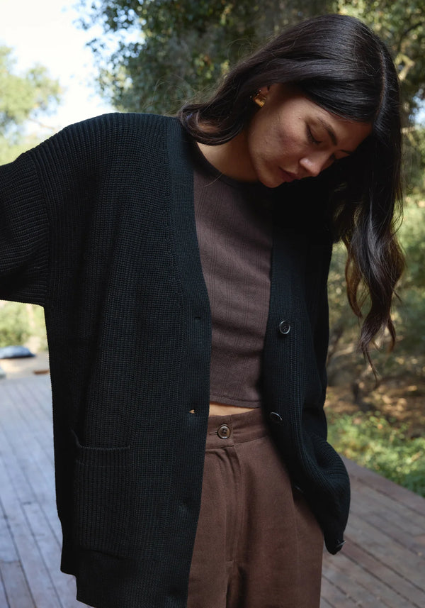 First Rite - Maia Cardigan Black