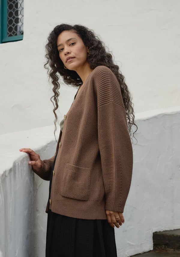 First Rite - Maia Cardigan Cocoa