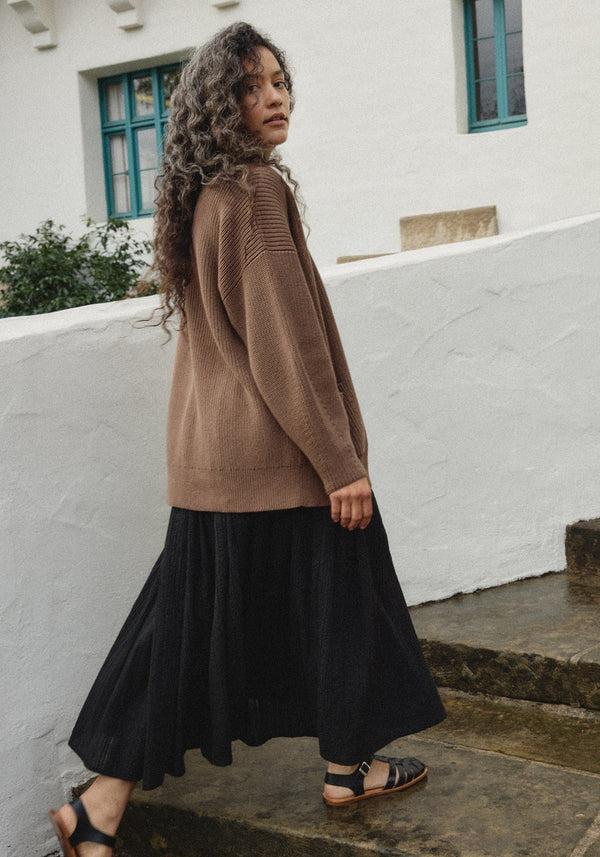 First Rite - Maia Cardigan Cocoa