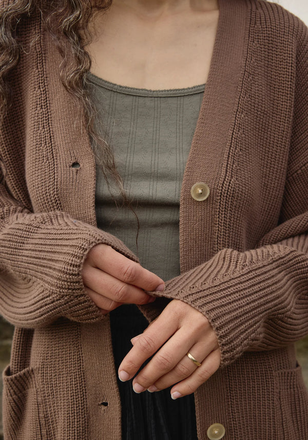 First Rite - Maia Cardigan Cocoa
