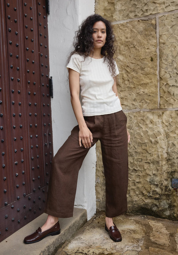 First Rite - Pointelle Tee Natural