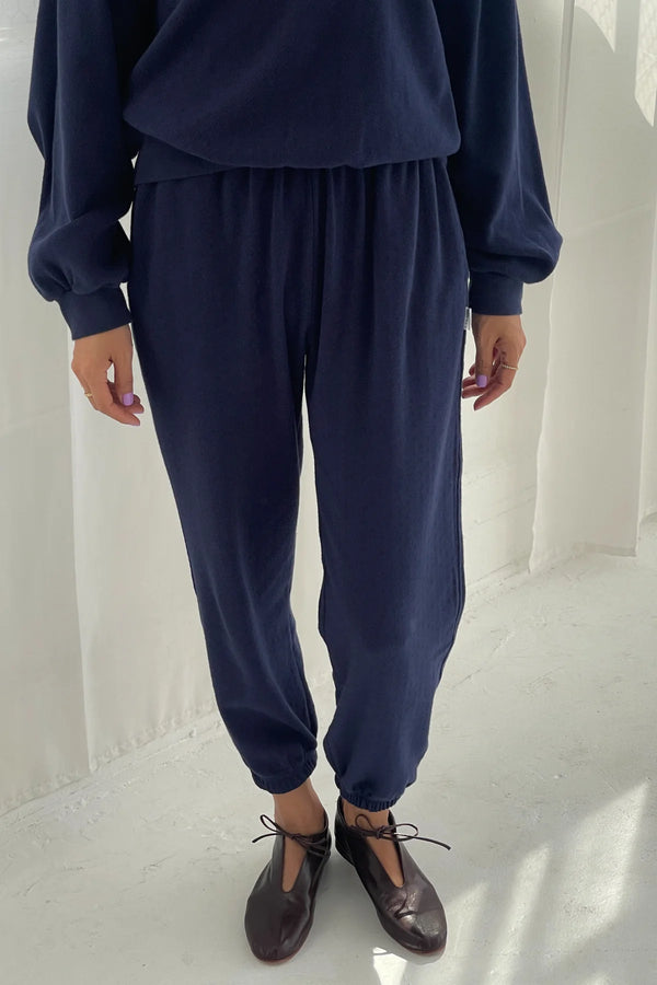 Le Bon Shoppe - Pointelle Serene Joggers Navy