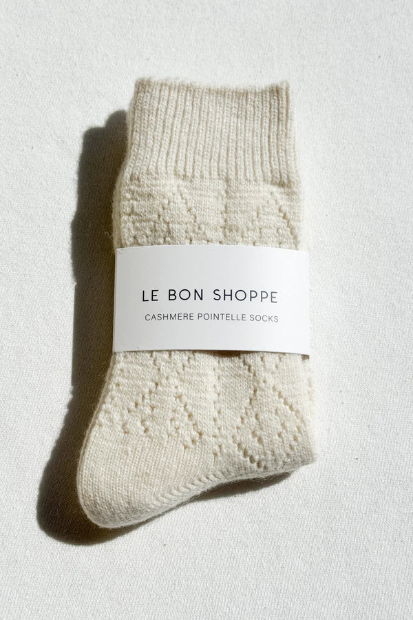 Le Bon Shoppe - Cashmere Pointelle Socks
