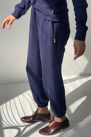 Le Bon Shoppe - Pointelle Serene Joggers Navy