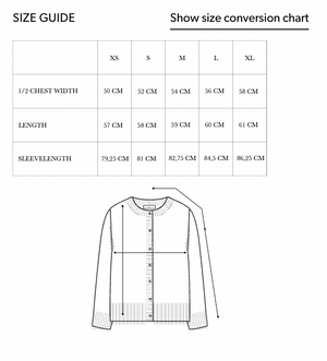 SKALL Studio - Senna Cardigan Brown/Navy Stripe