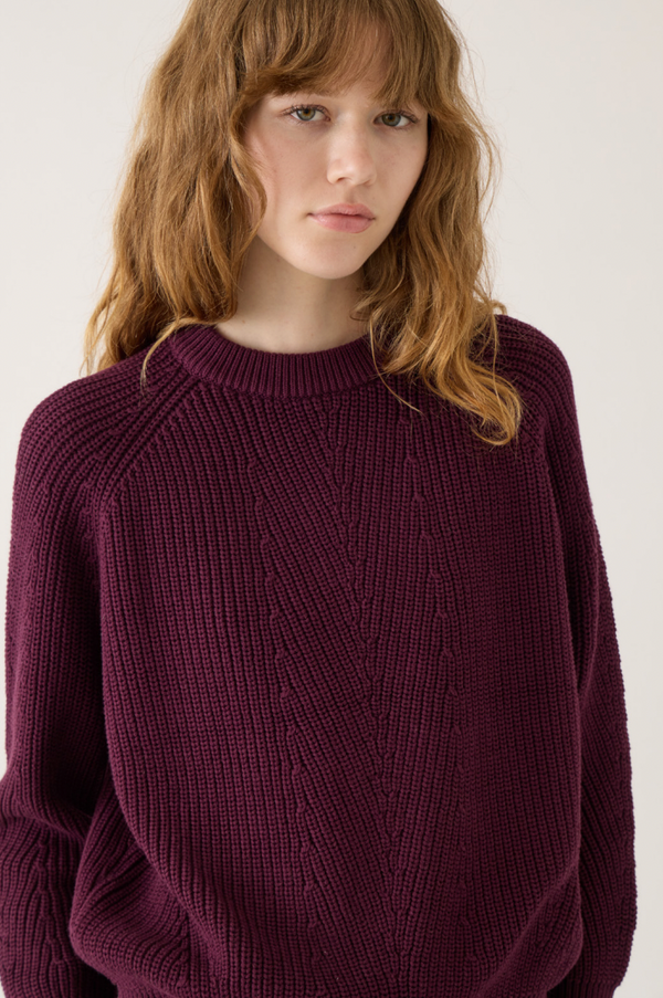 DEMYLEE - Chelsea Sweater Aubergine