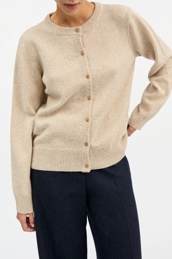 SKALL Studio - Senna Cardigan Beige mouliné