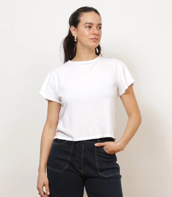 LOUP - Bessette Tee White