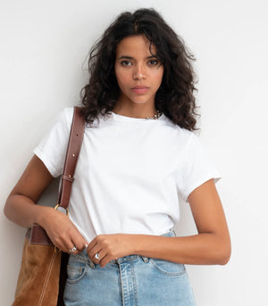 LOUP - Bessette Tee White