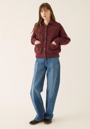 DEMYLEE - Alice Speckled Wool Alpaca Cardigan