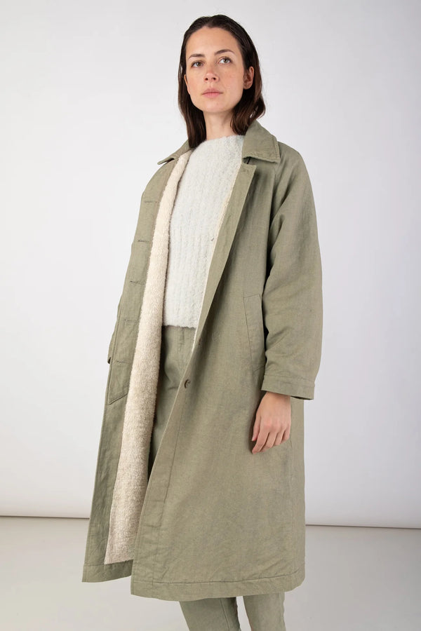 Micaela Greg A Line Sherpa Trench Greenbrook Clothing