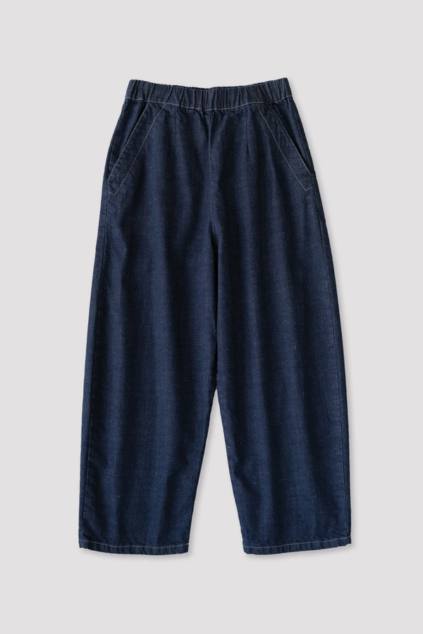 Micaela Greg - Barrel Pant Dark Indigo
