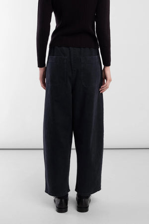 Micaela Greg - Barrel Pant in Faded Black