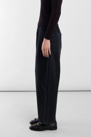 Micaela Greg - Barrel Pant in Faded Black