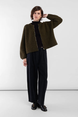 Micaela Greg - Barrel Pant in Faded Black
