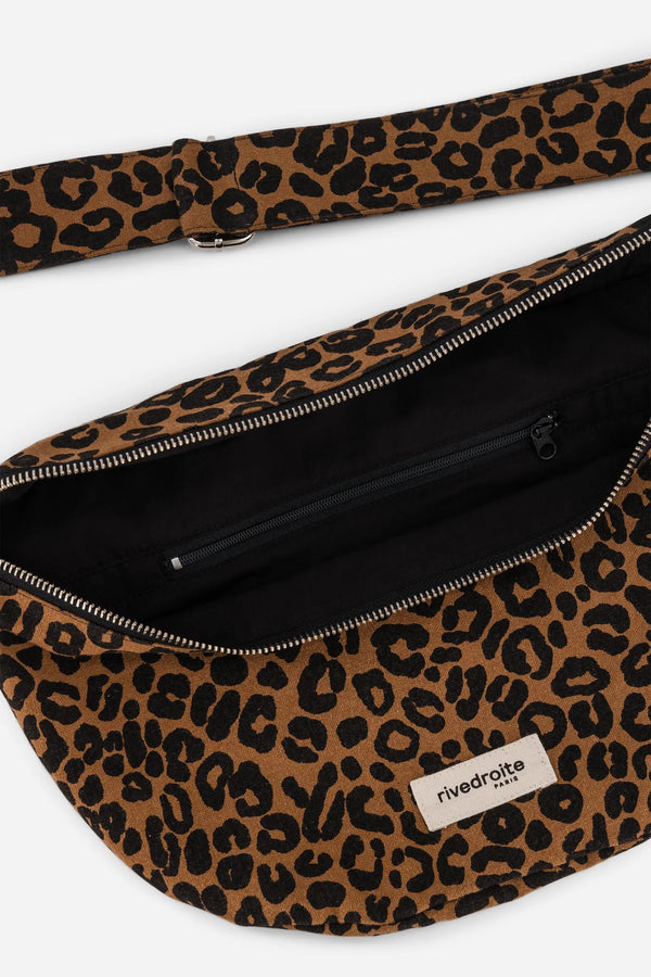 Rivedroite -  Custine XL waist bag Leopard