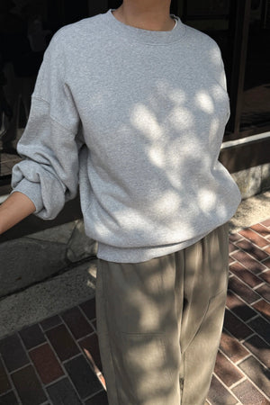 Le Bon Shoppe - French Terry Sweatshirt Melange Grey