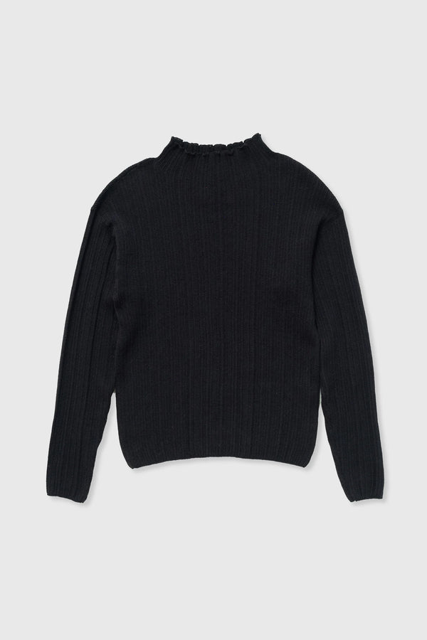 Micaela Greg - Black Isla Rib Top