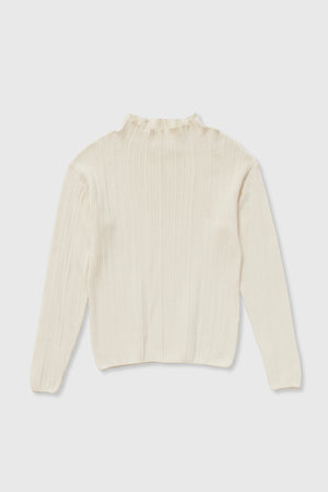 Micaela Greg - Cream Isla Rib Top